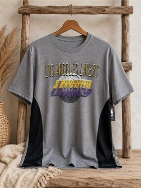 NBA Los Angeles Lakers Lebron James #23  Double‎ Sided Graphic Shirt Large